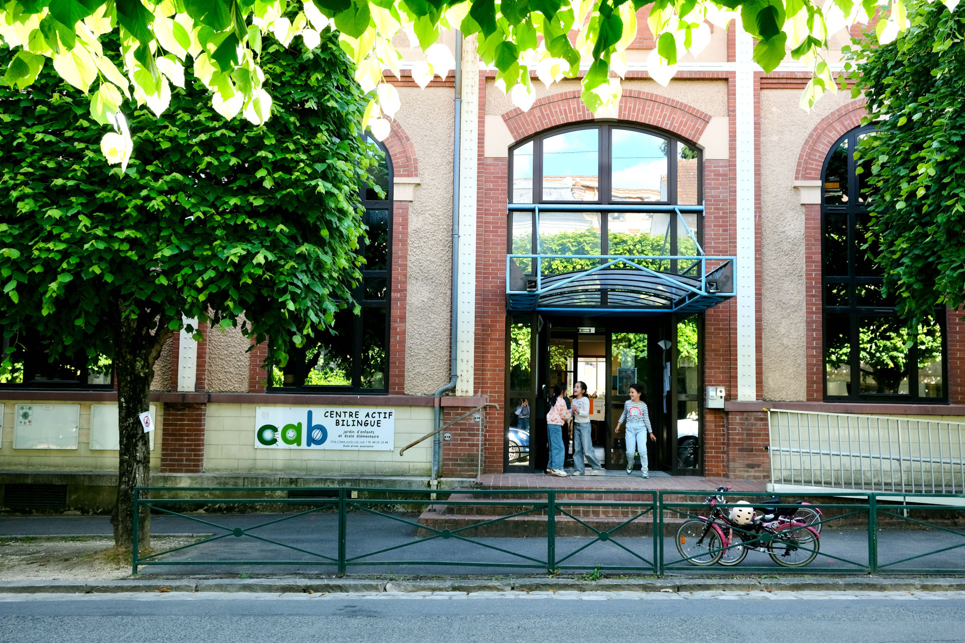 Façade de l’école Centre Actif Bilingue